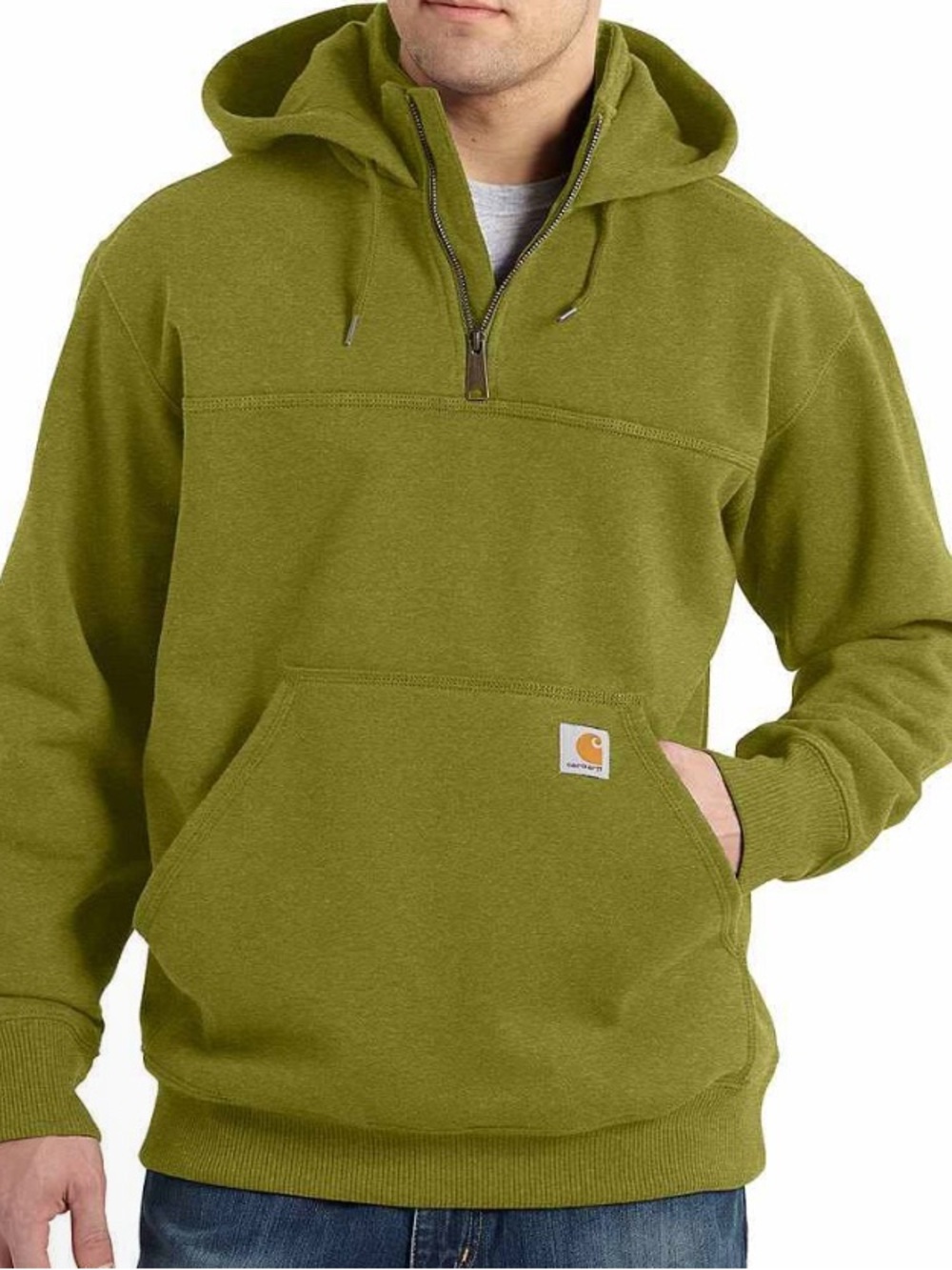 Carhartt Olive Green Hoodie Sweater